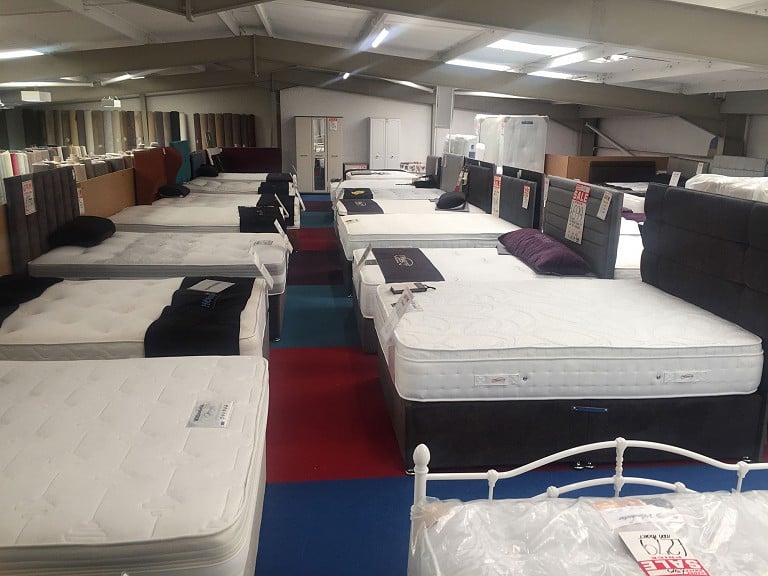 b and m beds and mattresses